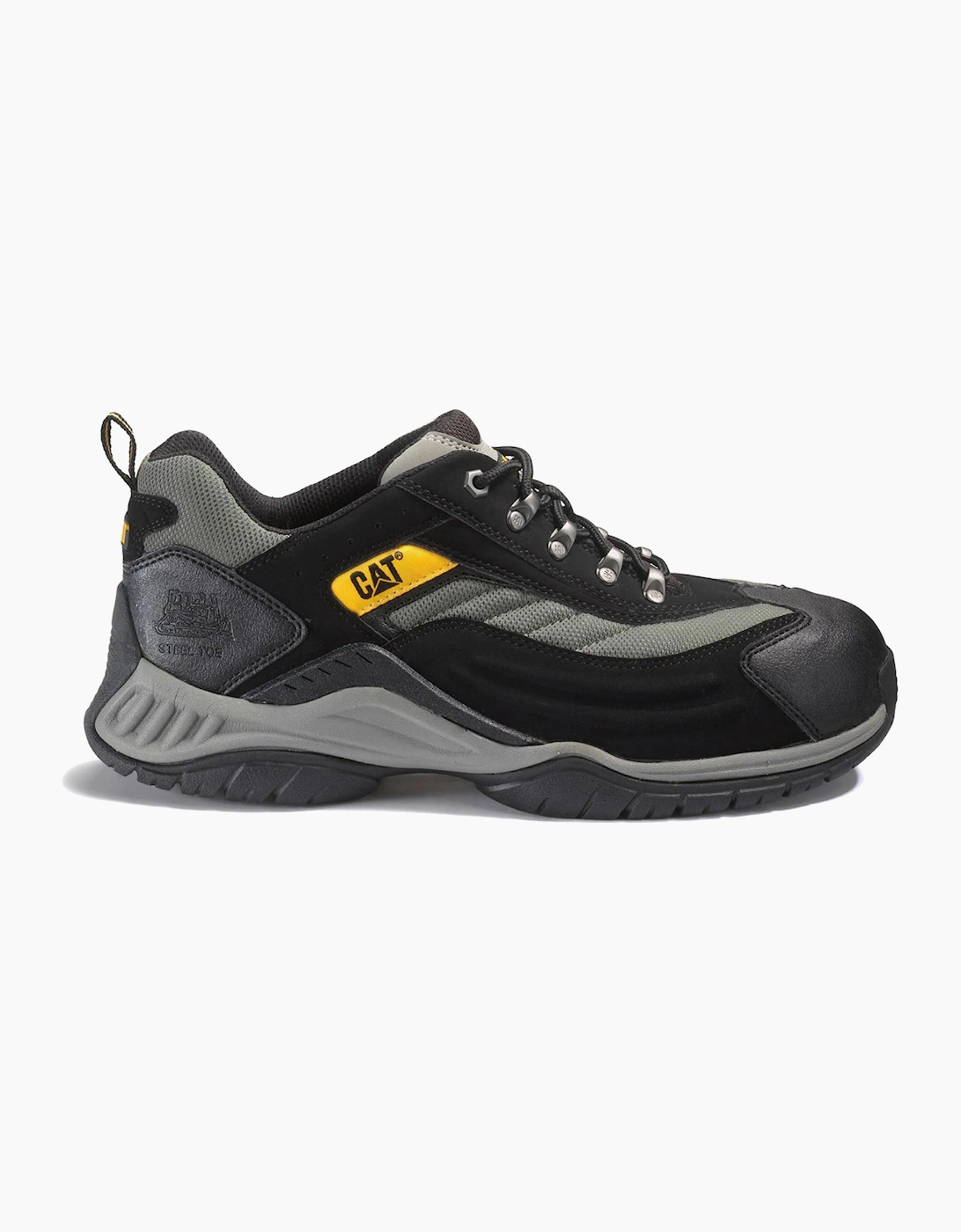Caterpillar Safety Caterpillar Moor Safety Leather Trainer Mens Black