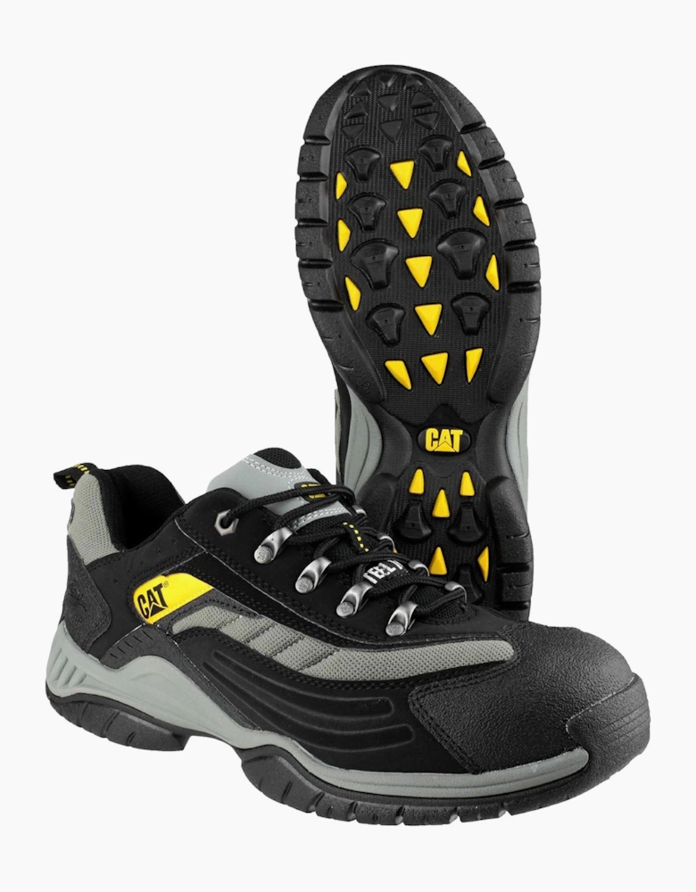 Caterpillar Safety Caterpillar Moor Safety Leather Trainer Mens Black