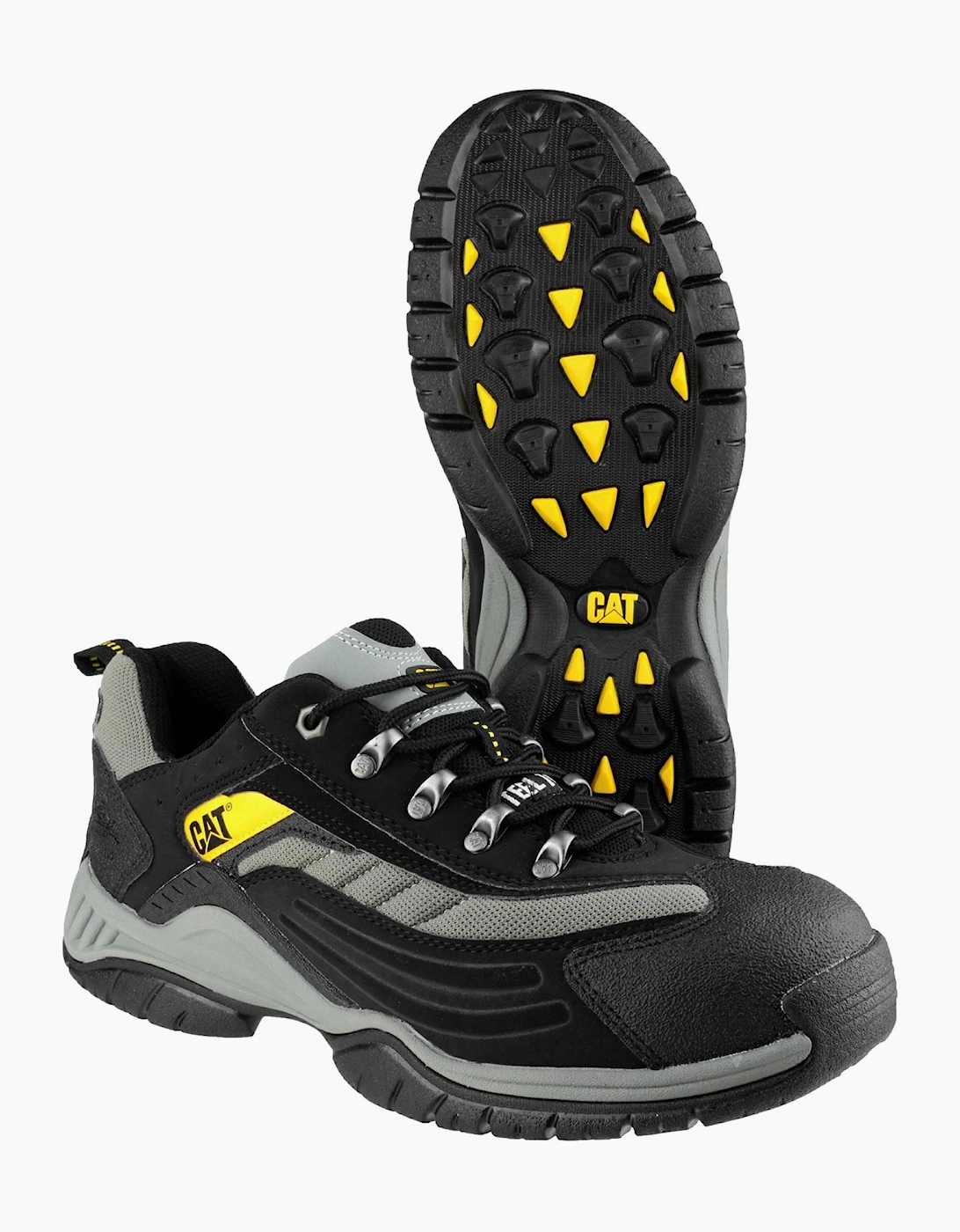 Caterpillar Safety Caterpillar Moor Safety Leather Trainer Mens Black