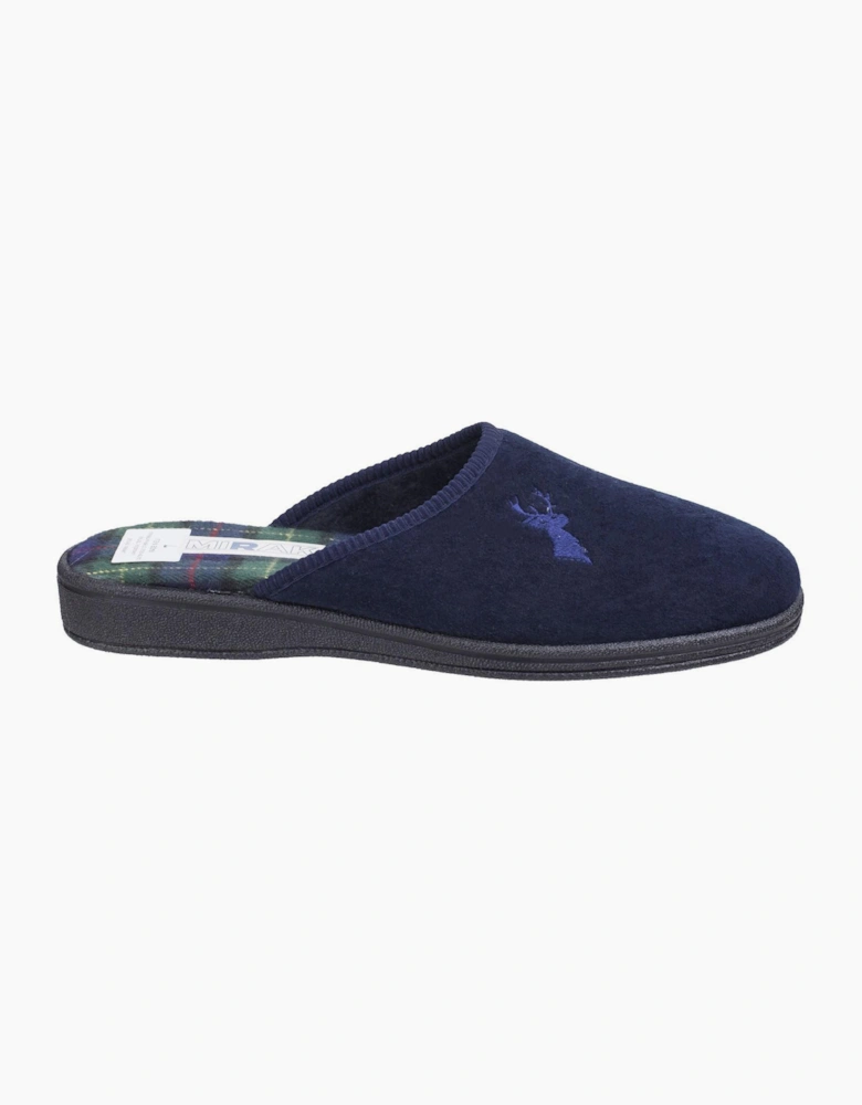 Mirak Buck Mule Mens Navy