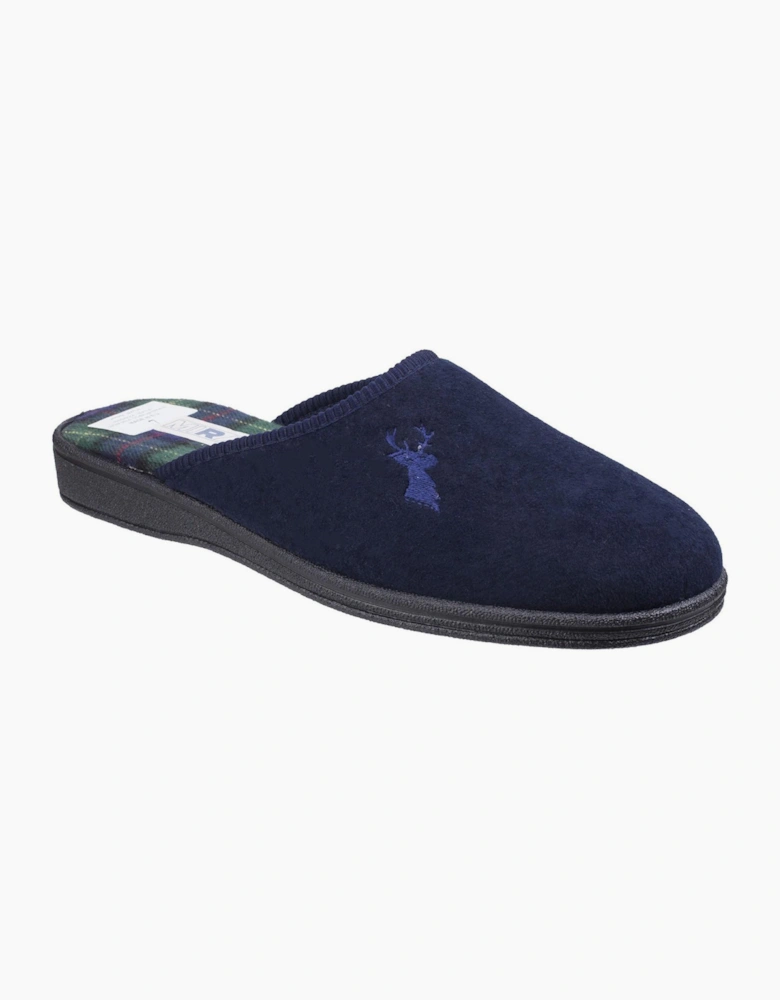 Mirak Buck Mule Mens Navy