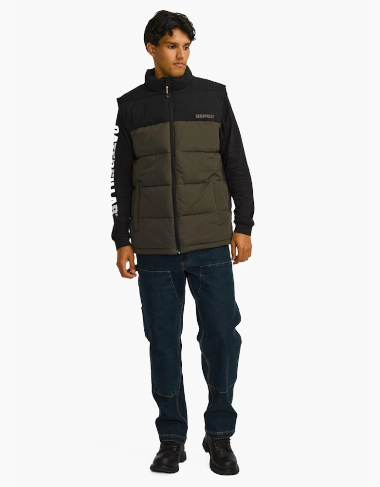 Caterpillar Arctic Zone Mens Vest Moss