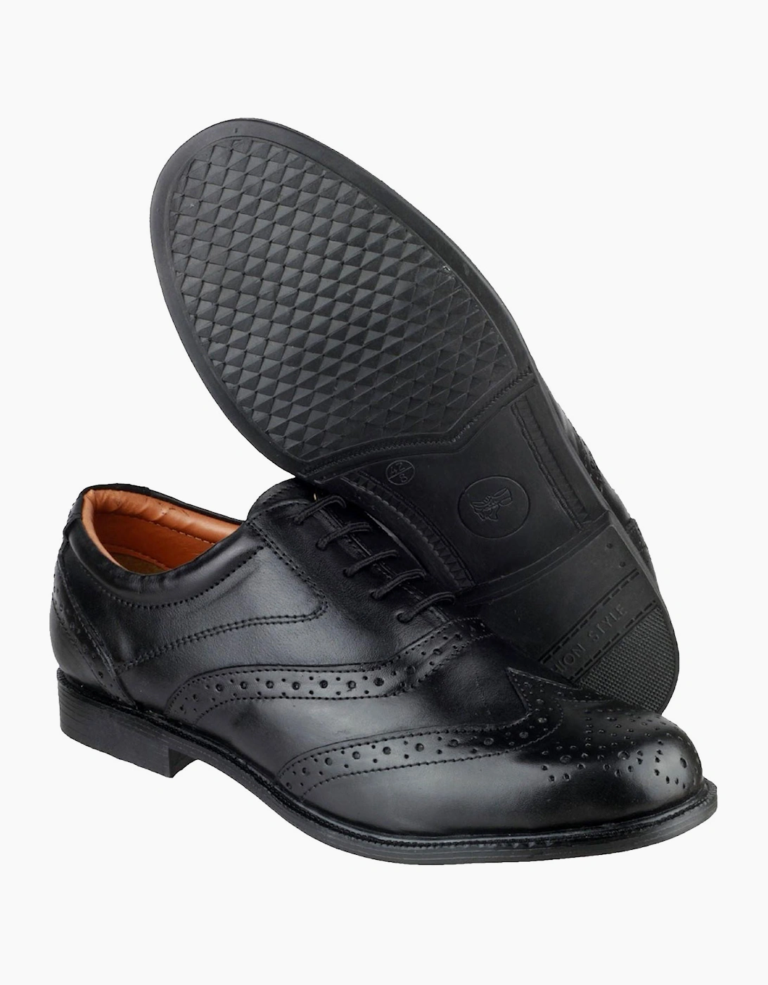 Amblers Safety Amblers Liverpool Leather Mens Black
