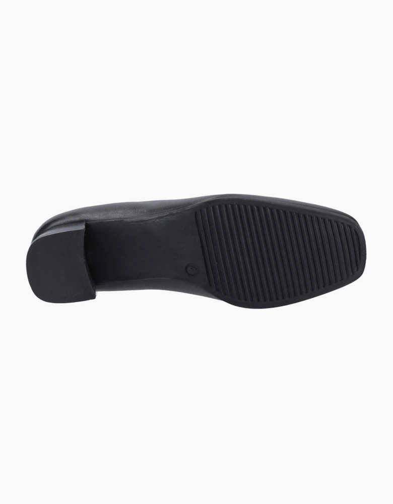 Amblers Safety Amblers Walford Womens Court Shoes (Wide Fit) Black