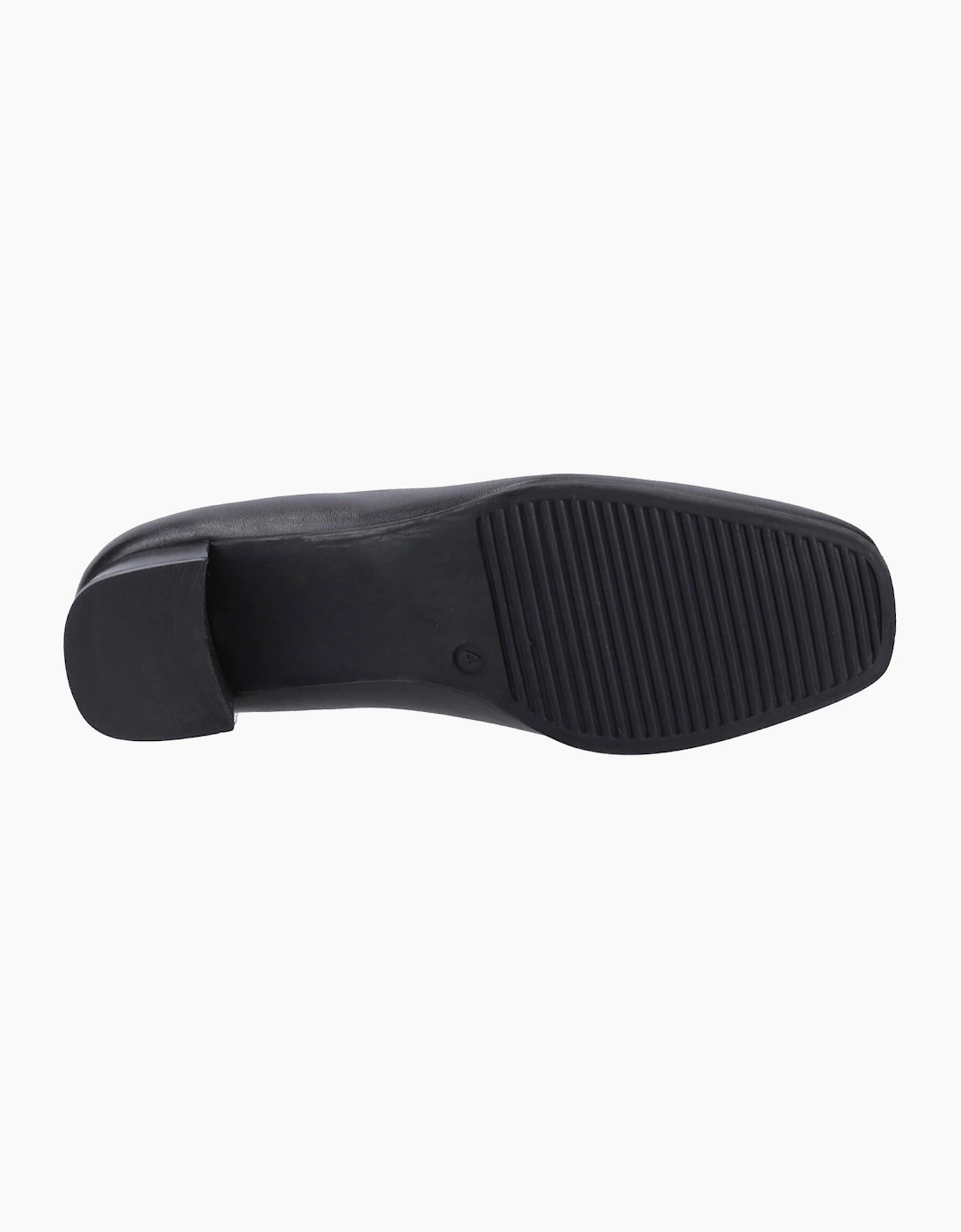 Amblers Safety Amblers Walford Womens Court Shoes (Wide Fit) Black