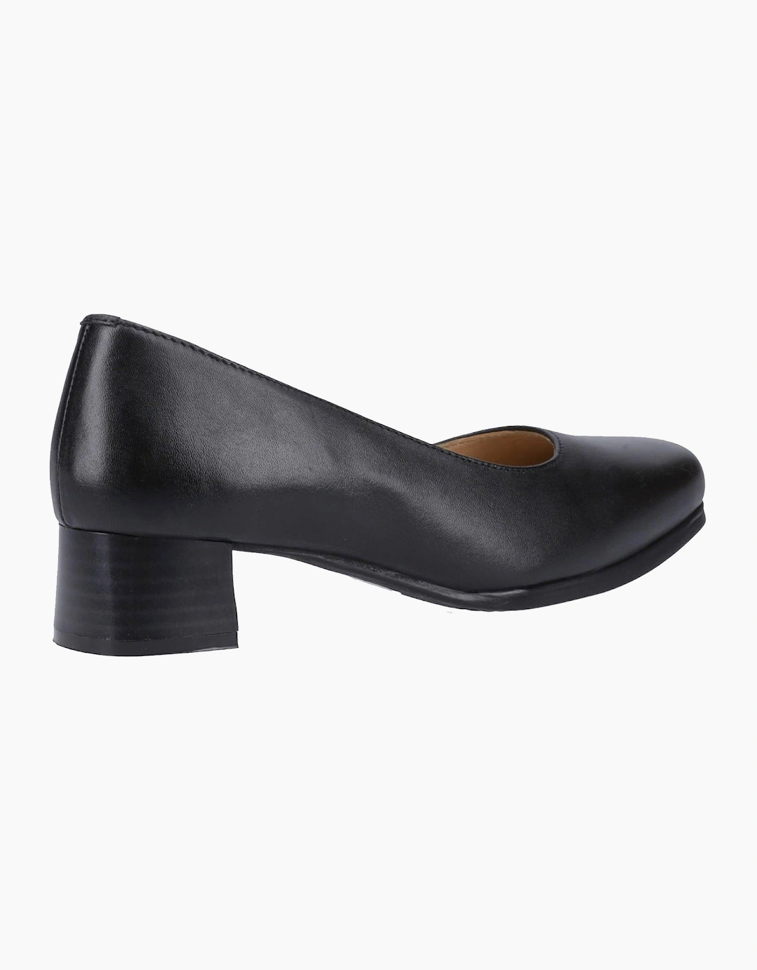 Amblers Safety Amblers Walford Womens Court Shoes (Wide Fit) Black