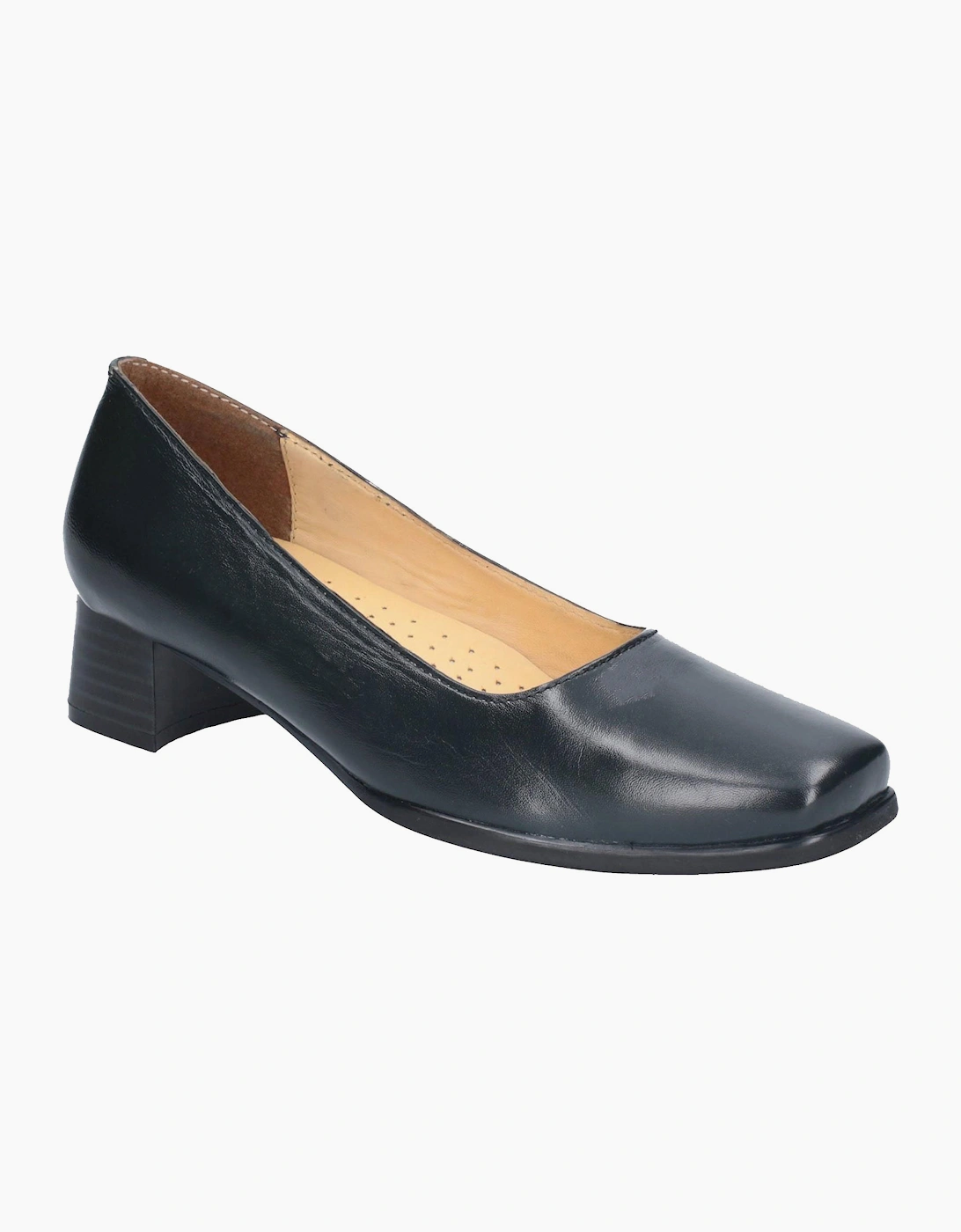 Amblers Safety Amblers Walford Womens Court Shoes (Wide Fit) Navy