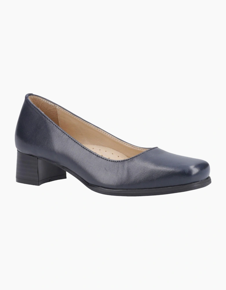 Amblers Safety Amblers Walford Womens Court Shoes Navy