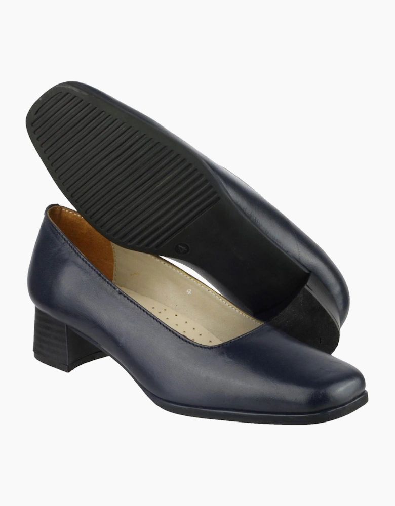 Amblers Safety Amblers Walford Womens Court Shoes Navy