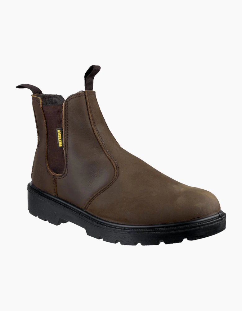 Amblers Safety Amblers FS128 Durable Pull On Safety Dealer Boot Mens Brown