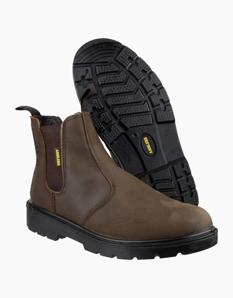 Amblers Safety Amblers FS128 Durable Pull On Safety Dealer Boot Mens Brown