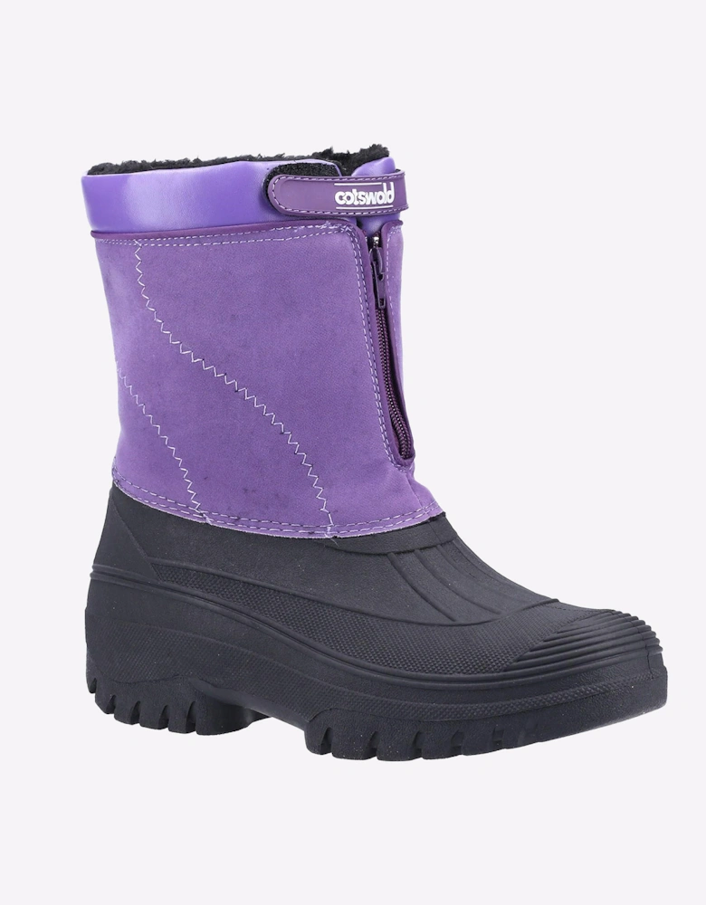 Cotswold Venture Waterproof Winter Boot Mens Purple