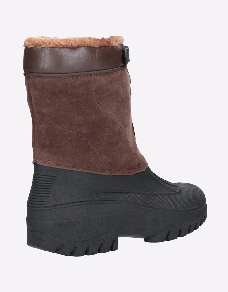 Cotswold Venture Waterproof Winter Boot Mens Brown