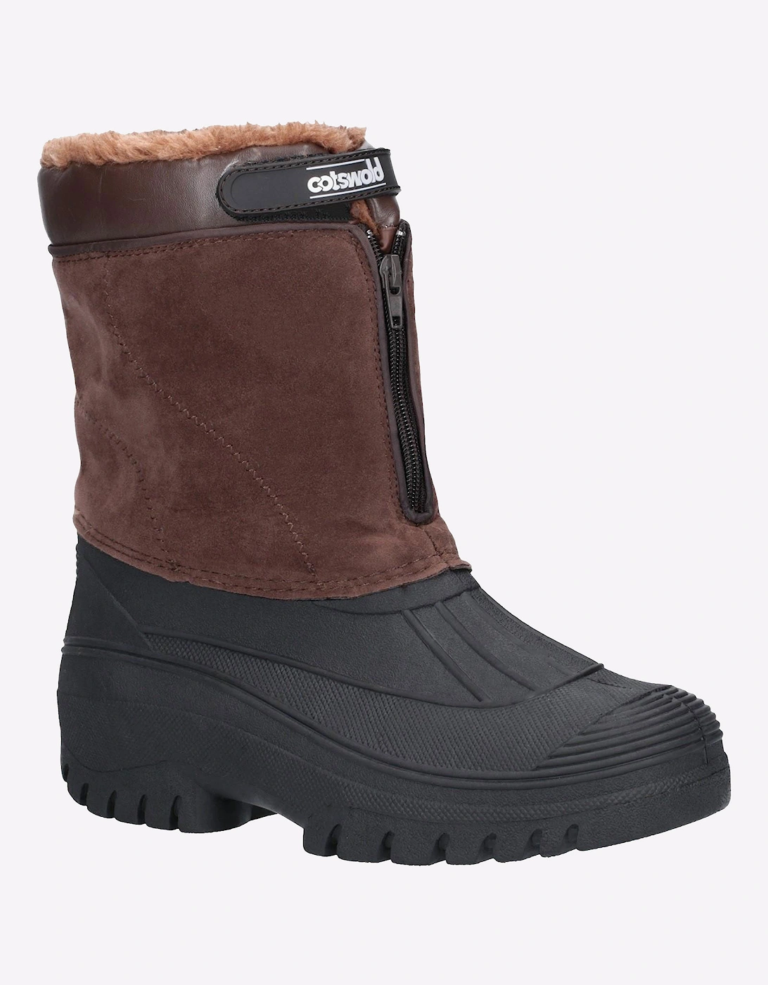 Cotswold Venture Waterproof Winter Boot Mens Brown