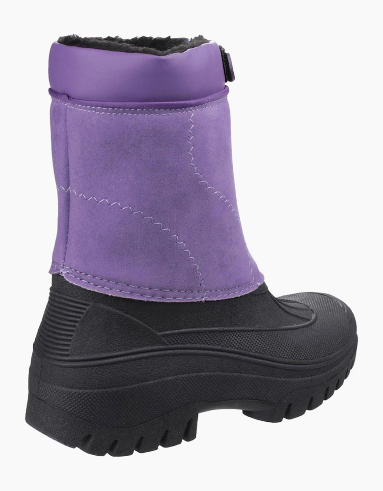 Cotswold Venture Waterproof Winter Boot Junior Purple