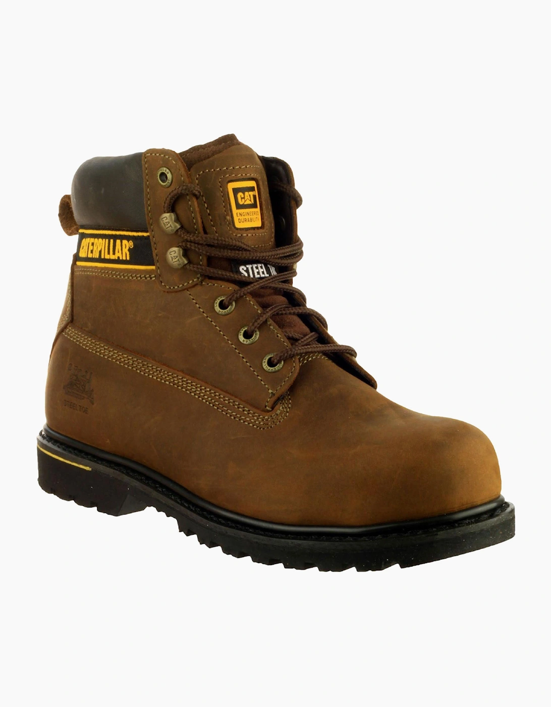Caterpillar Safety Caterpillar Holton Safety Boot Mens Brown
