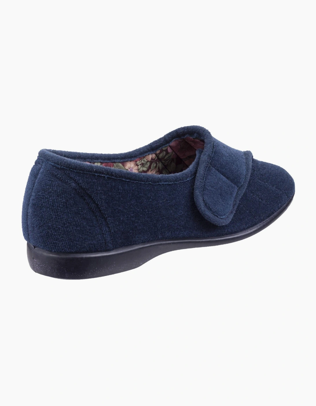 GBS Audrey Touch Fastening Slipper Womens Navy