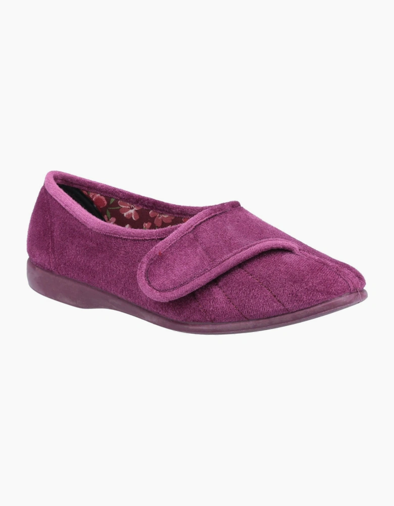 GBS Audrey Touch Fastening Slipper Womens Heather
