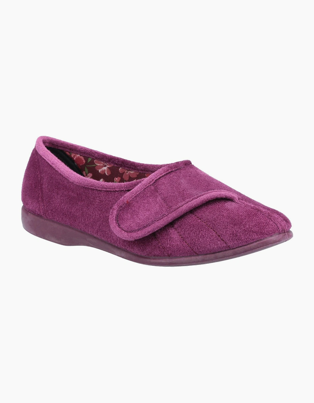 GBS Audrey Touch Fastening Slipper Womens Heather