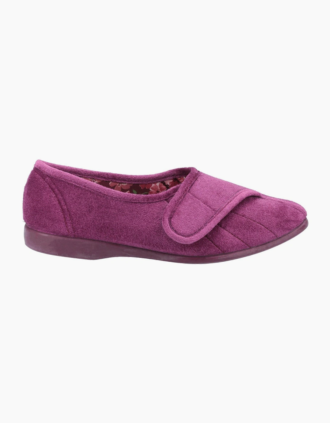 GBS Audrey Touch Fastening Slipper Womens Heather