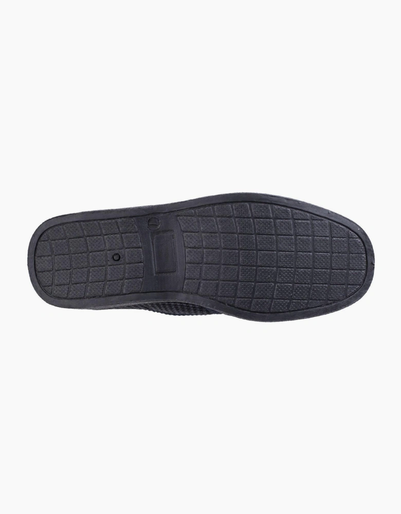 Mirak Highbury Twin Gusset Slipper Mens Navy