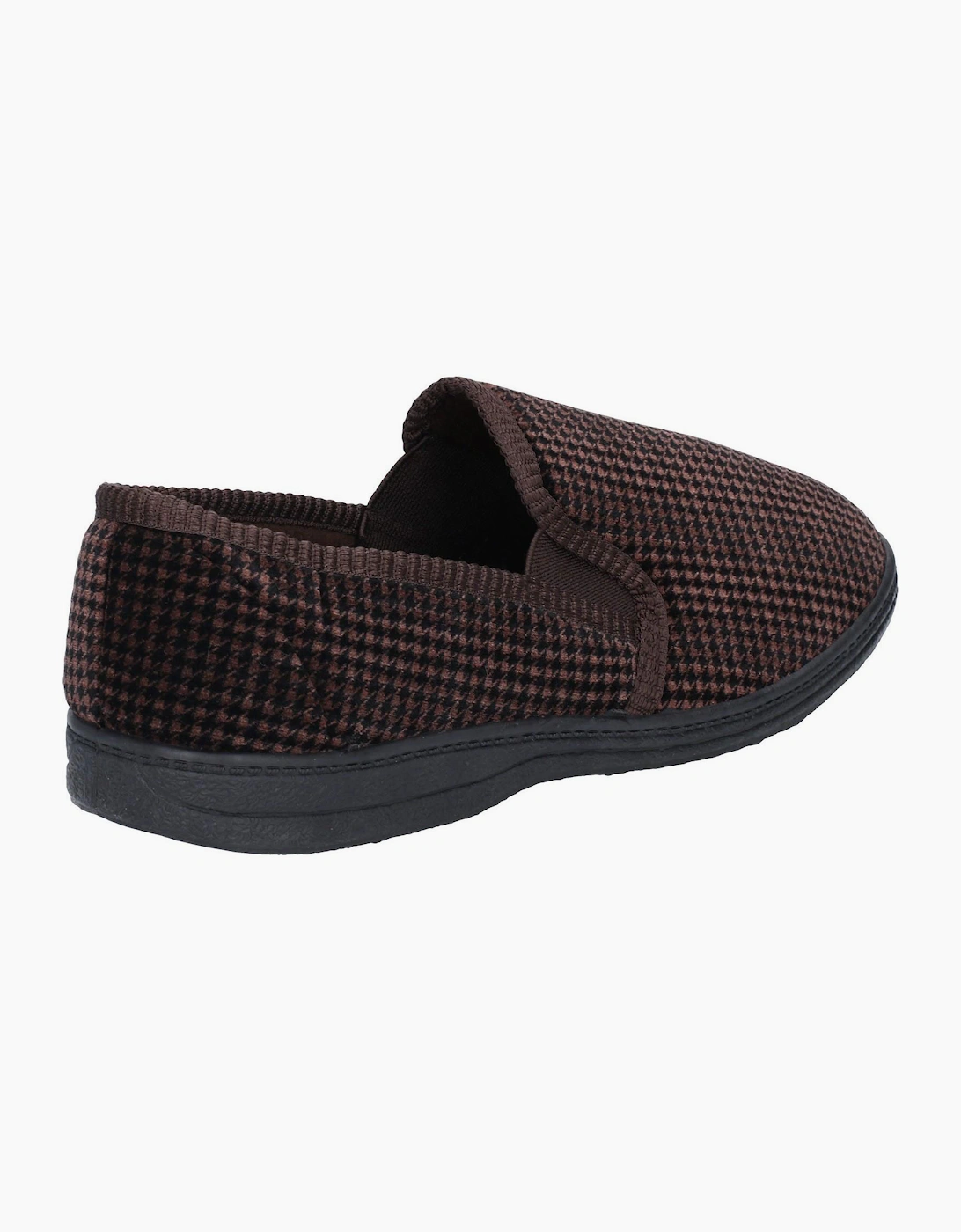 Mirak Highbury Twin Gusset Slipper Mens Brown