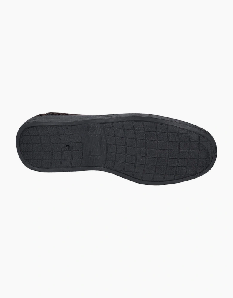 Mirak Highbury Twin Gusset Slipper Mens Brown