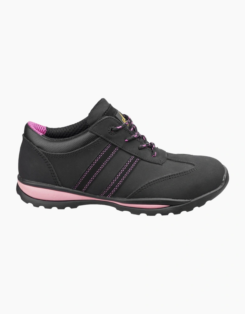Amblers Safety Amblers FS47 Heat Resistant Lace Up Safety Trainer Womens Black / Pink