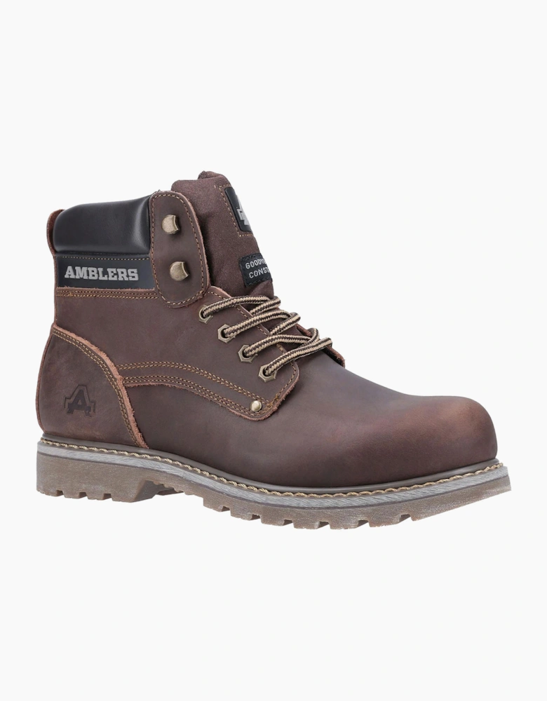 Amblers Safety Dorking Boot Mens Brown Crazy Horse