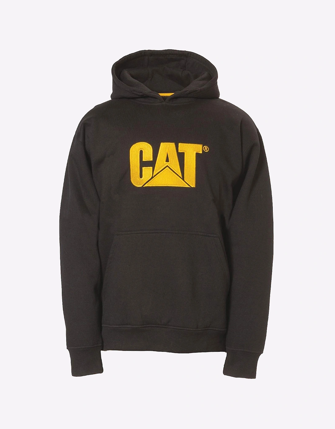 Caterpillar Trademark Hooded Sweatshirt Mens Black