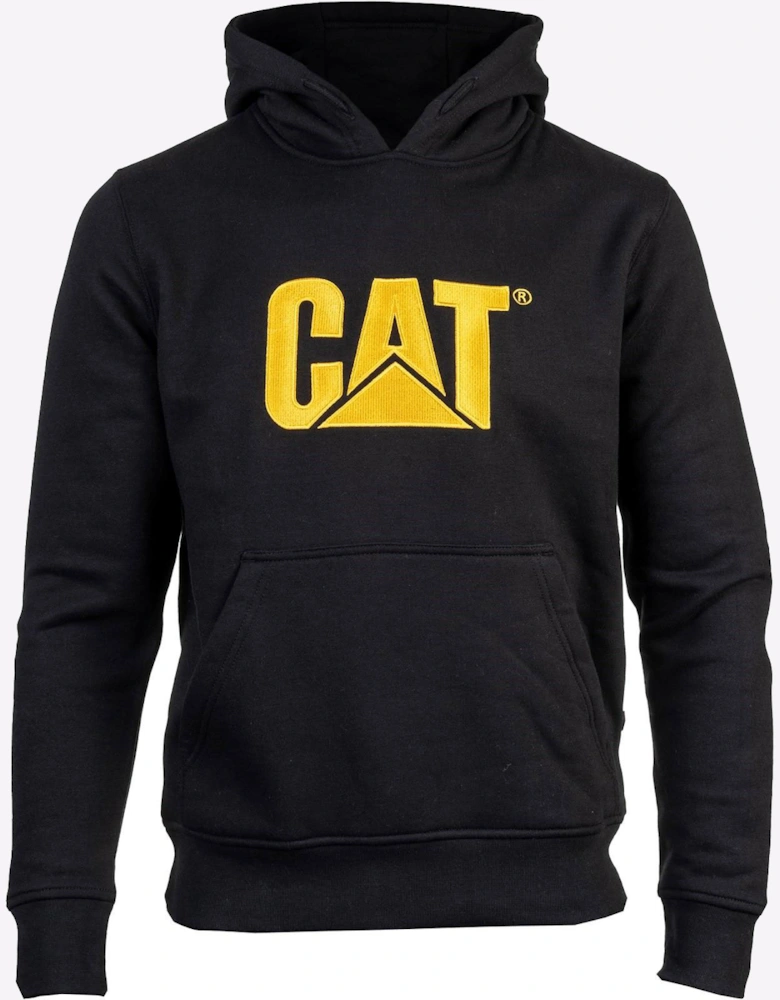 Caterpillar Trademark Hooded Sweatshirt Mens Black