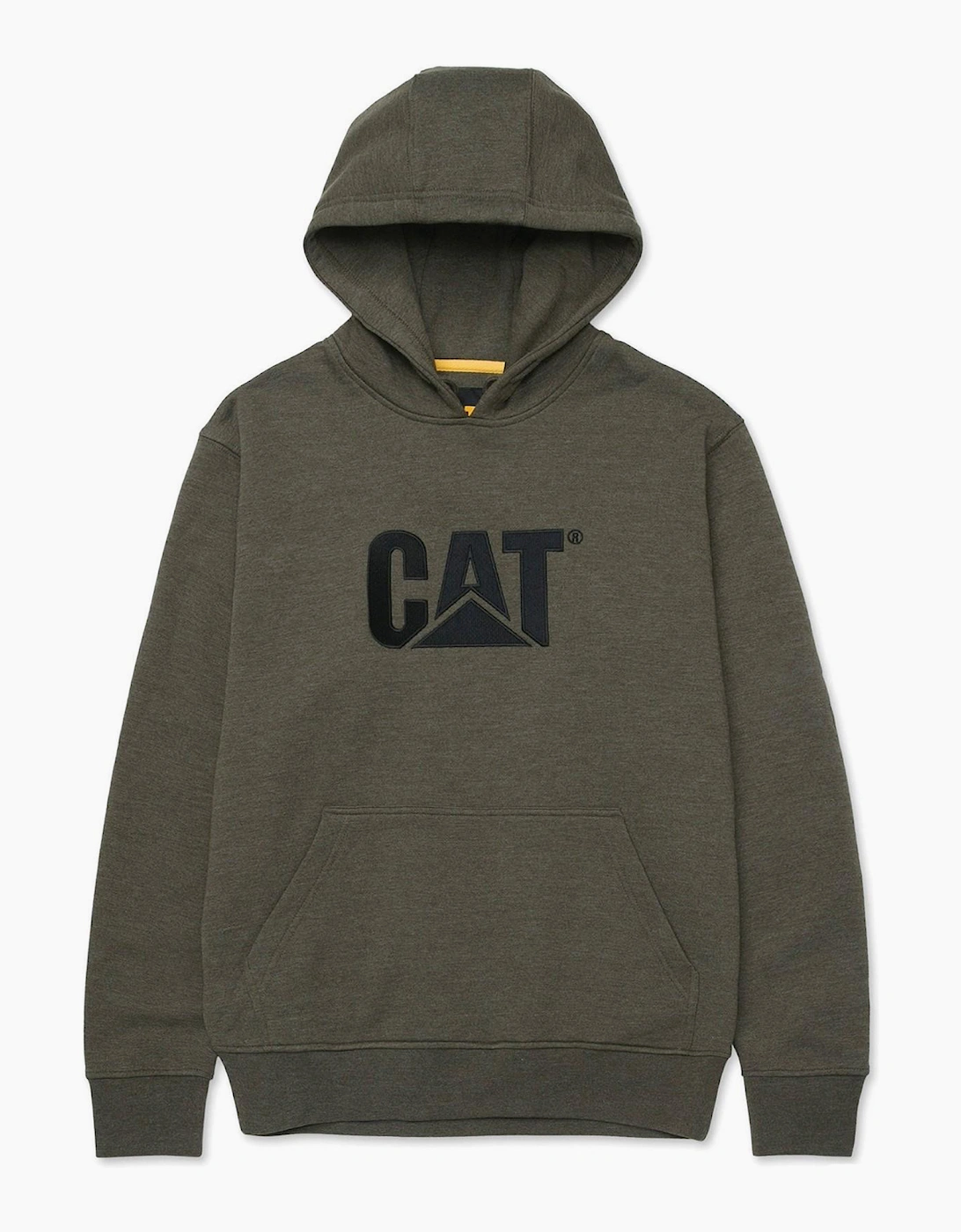 Caterpillar Men's Caterpillar Trademark Mens Hooded Sweatshirt Army Moss Heather - Tan