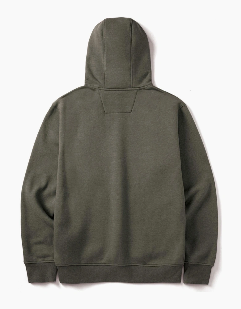 Caterpillar Trademark Mens Hooded Sweatshirt Army Moss Heather
