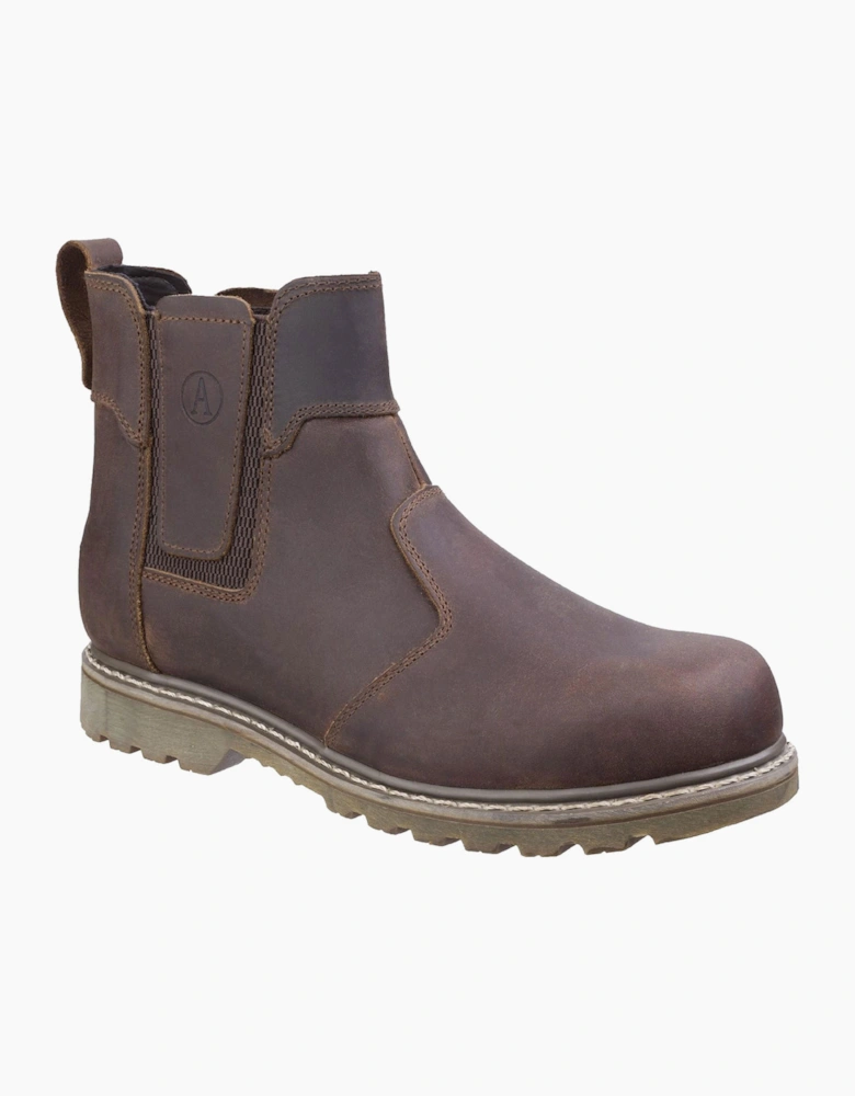 Amblers Safety Abingdon Dealer Boots Brown Crazy Horse