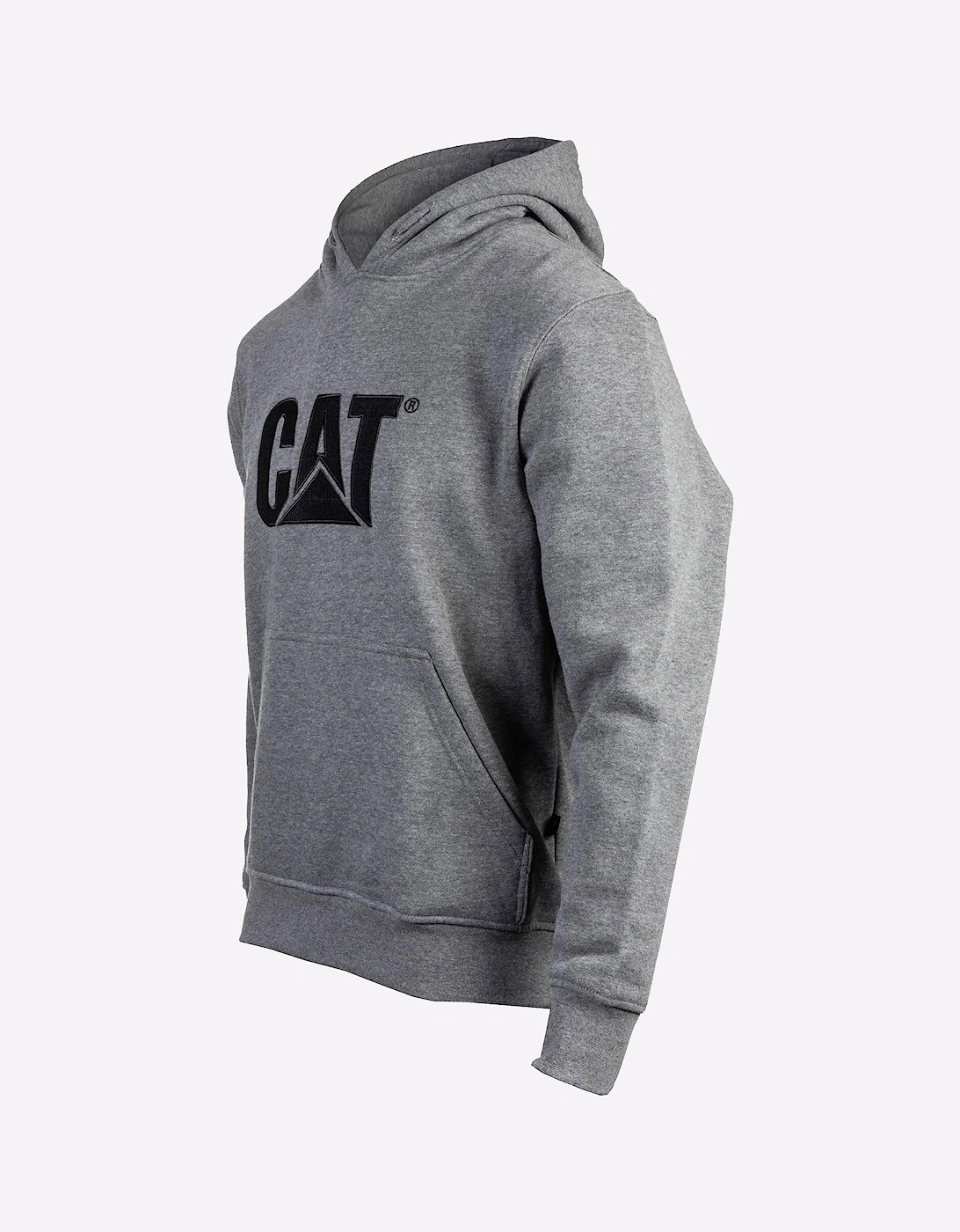 Caterpillar Trademark Hooded Sweatshirt Mens Heather Grey