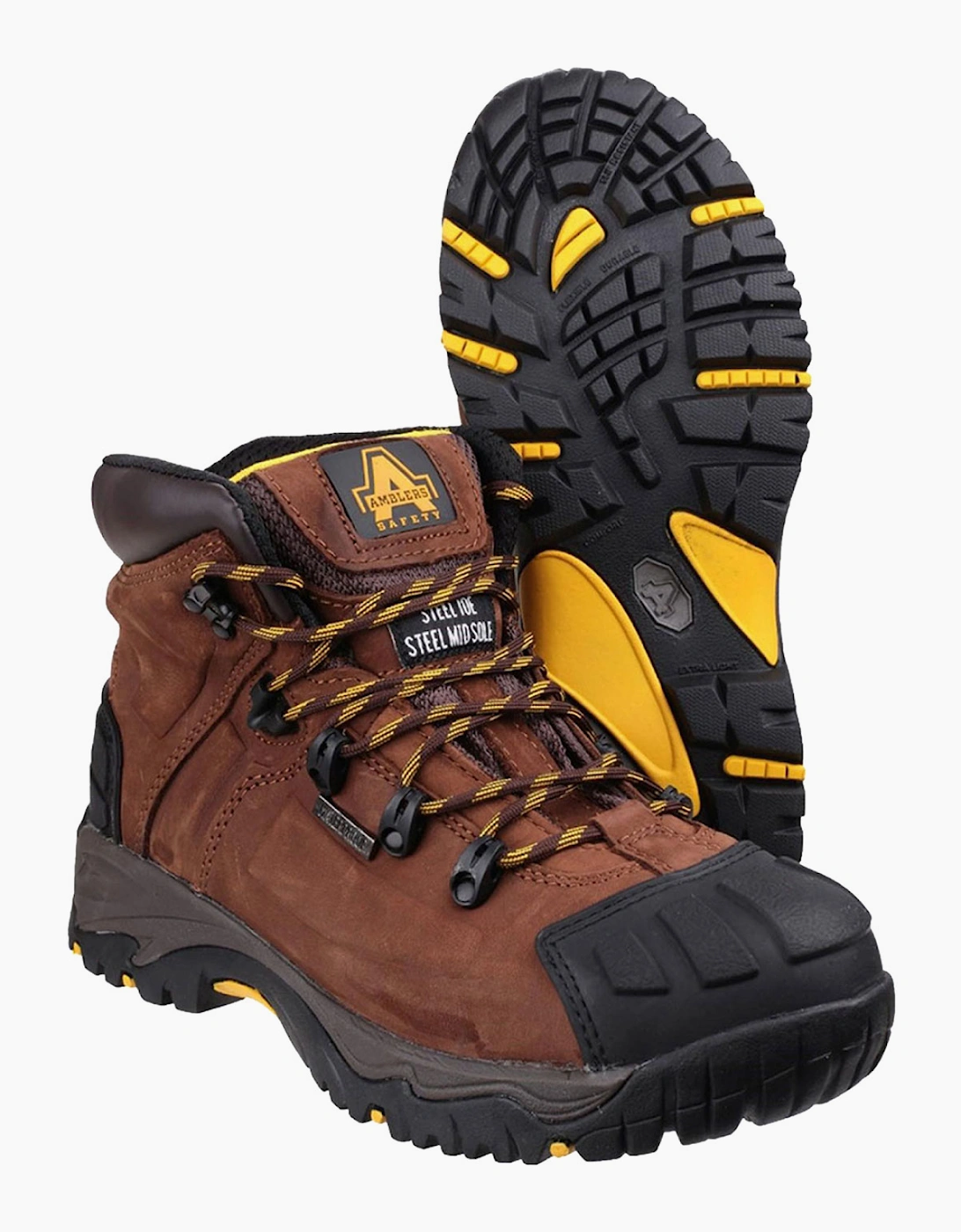 Amblers Safety FS39 Waterproof Lace up Safety Boot Brown