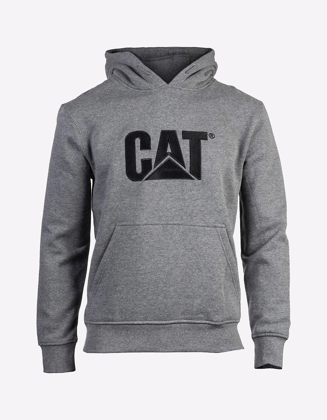 Caterpillar Trademark Hooded Sweatshirt Mens Heather Grey