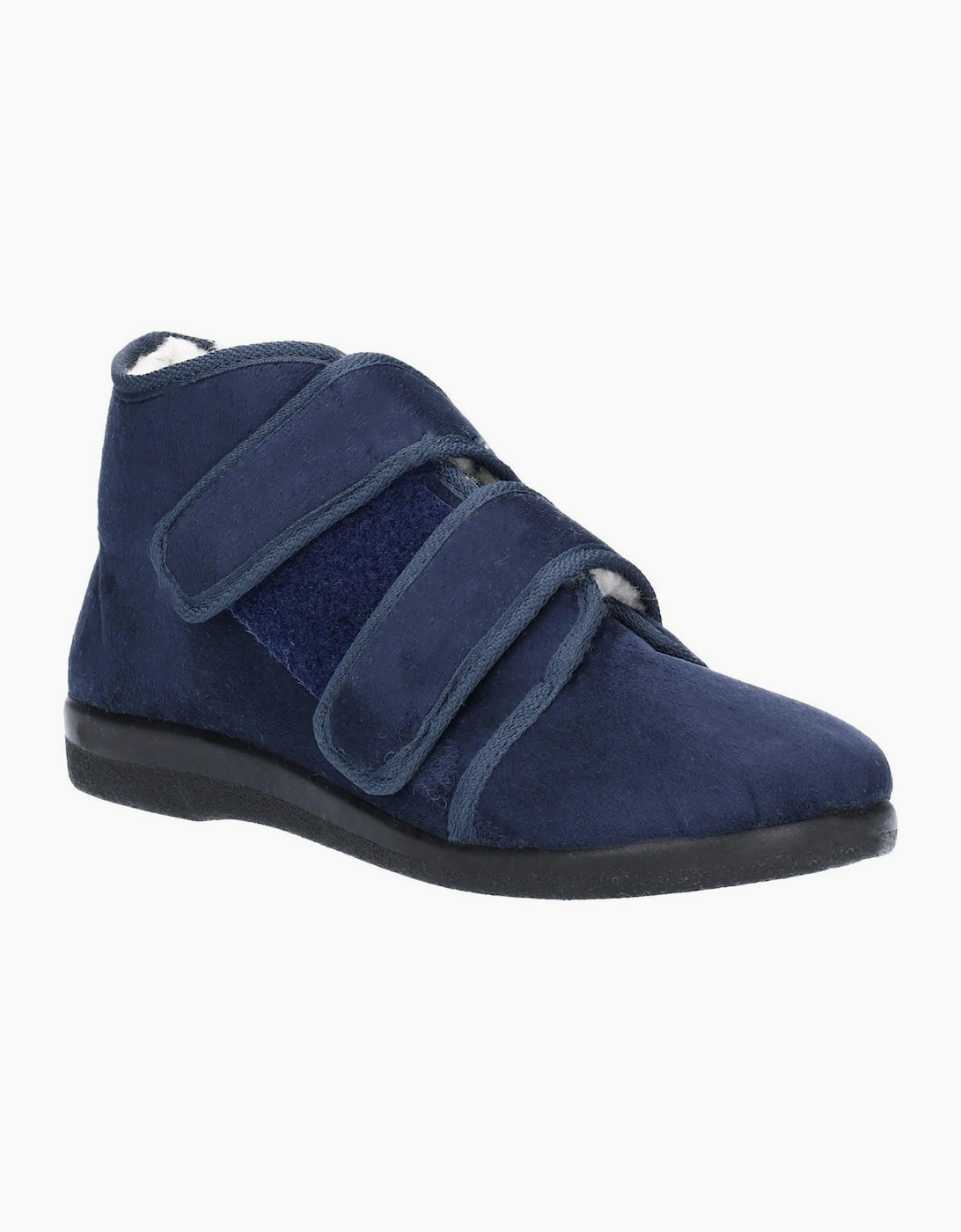 GBS Med Torbay Extra Wide Fit Slipper Navy