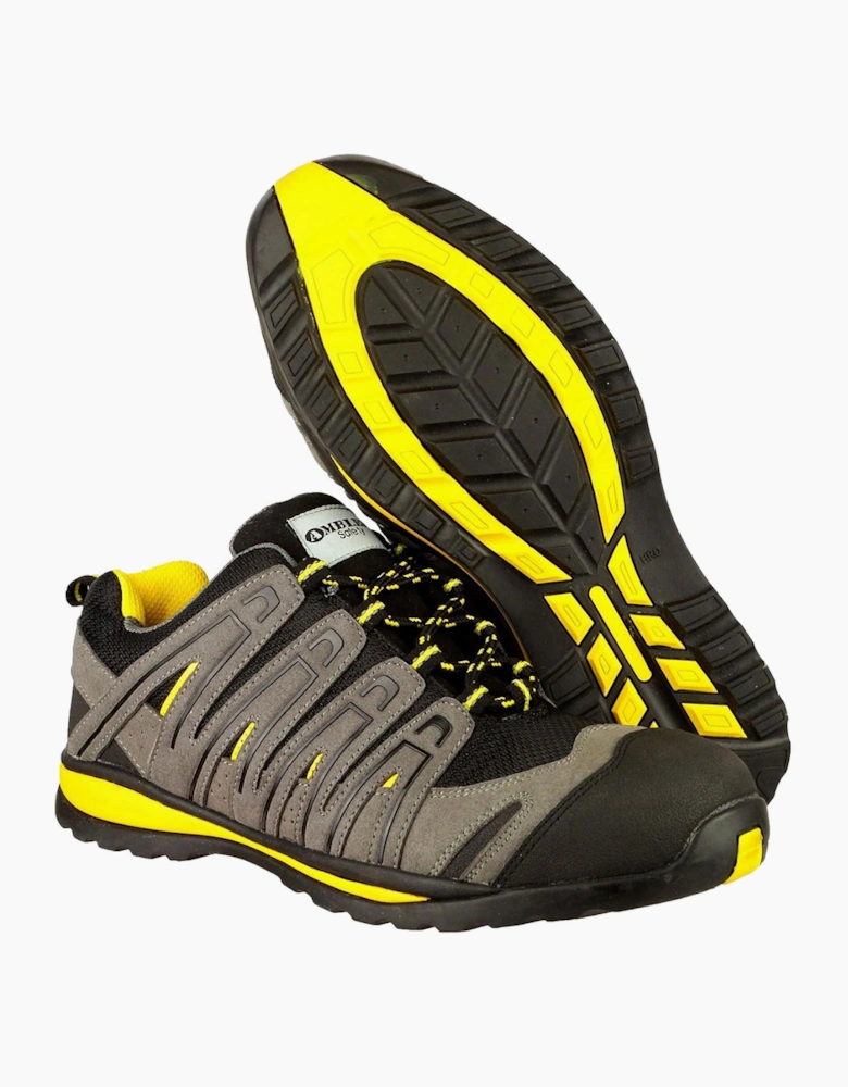Amblers Safety Amblers FS42C Metal Free Lace Up Safety Trainer Mens Black