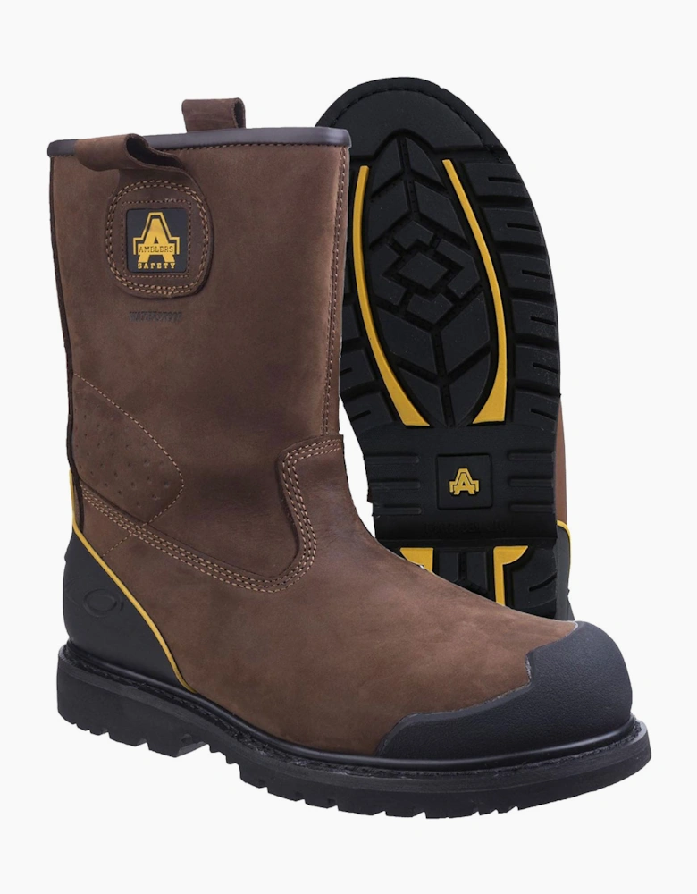 Amblers Safety Amblers FS223 Waterproof Safety Boots Mens Brown