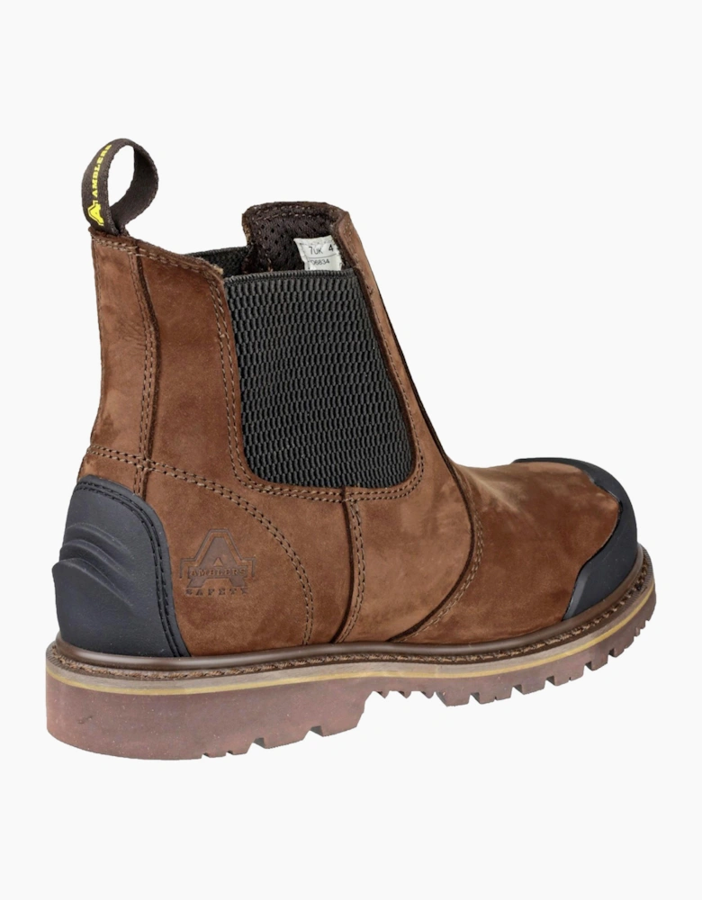 Amblers Safety Amblers FS225 Waterproof Chelsea Safety Boot Mens Brown
