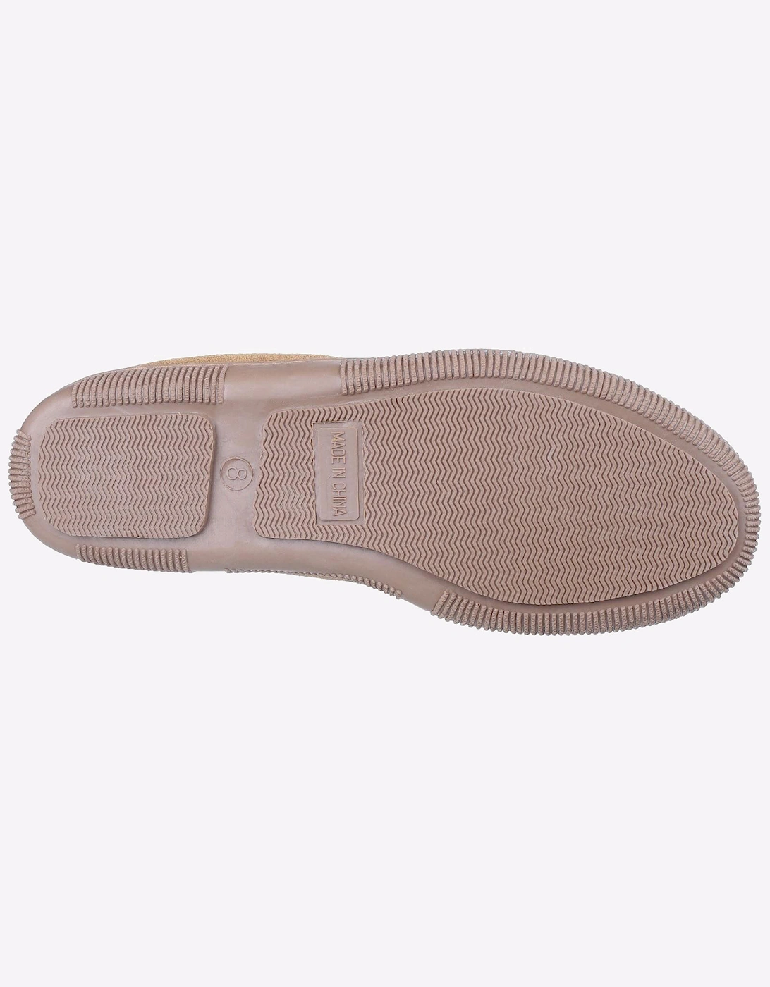 Cotswold Alberta Slip On Moccasin Slippers Mens Beige