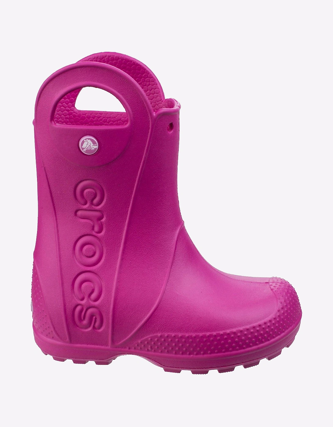 Crocs Handle It Rain Boot Waterproof Junior Candy Pink