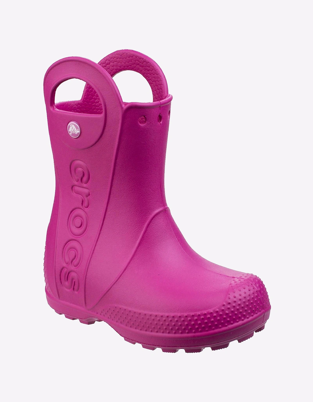 Crocs Handle It Rain Boot Waterproof Junior Candy Pink