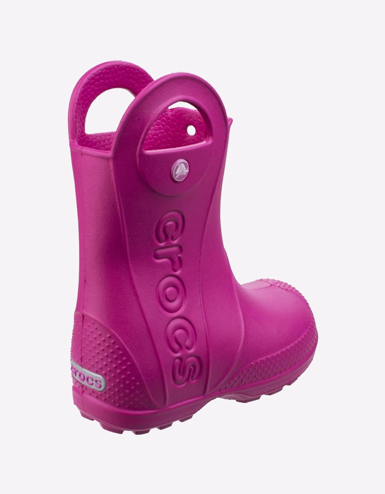 Crocs Handle It Rain Boot Waterproof Junior Candy Pink