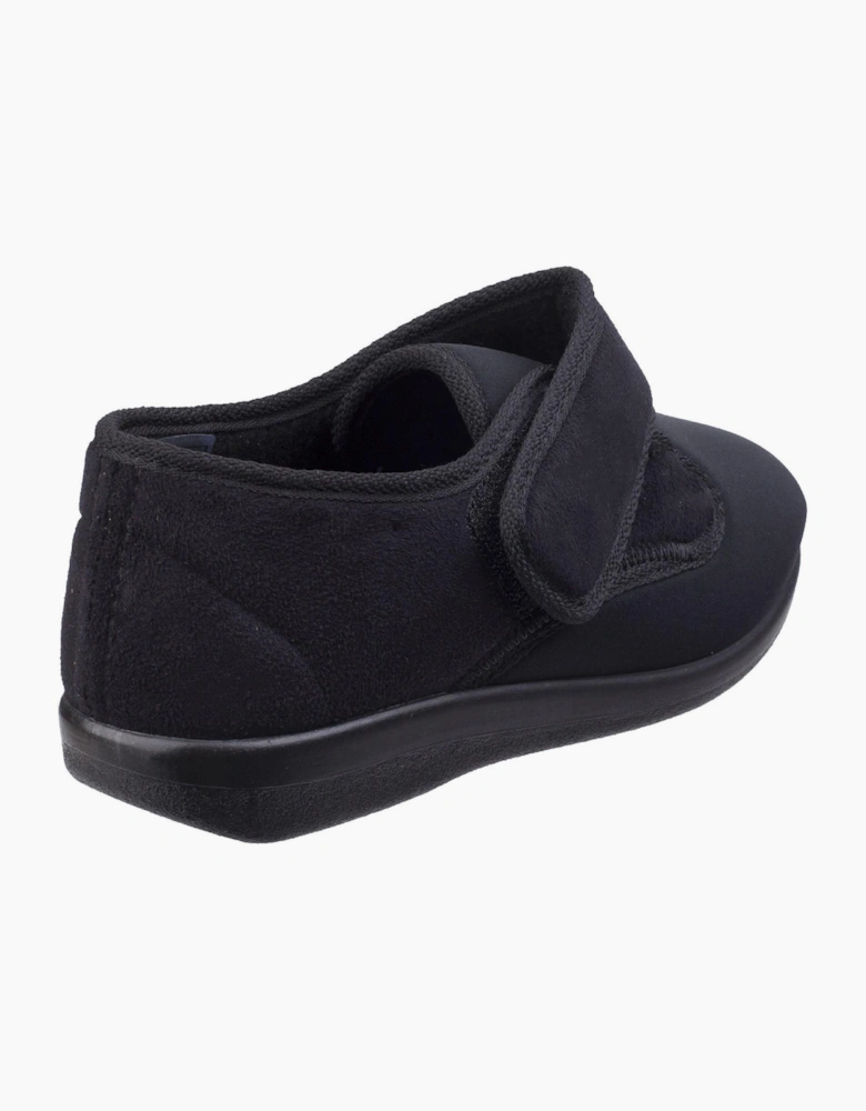 GBS Frenchay Extra Wide Fit Slipper Black