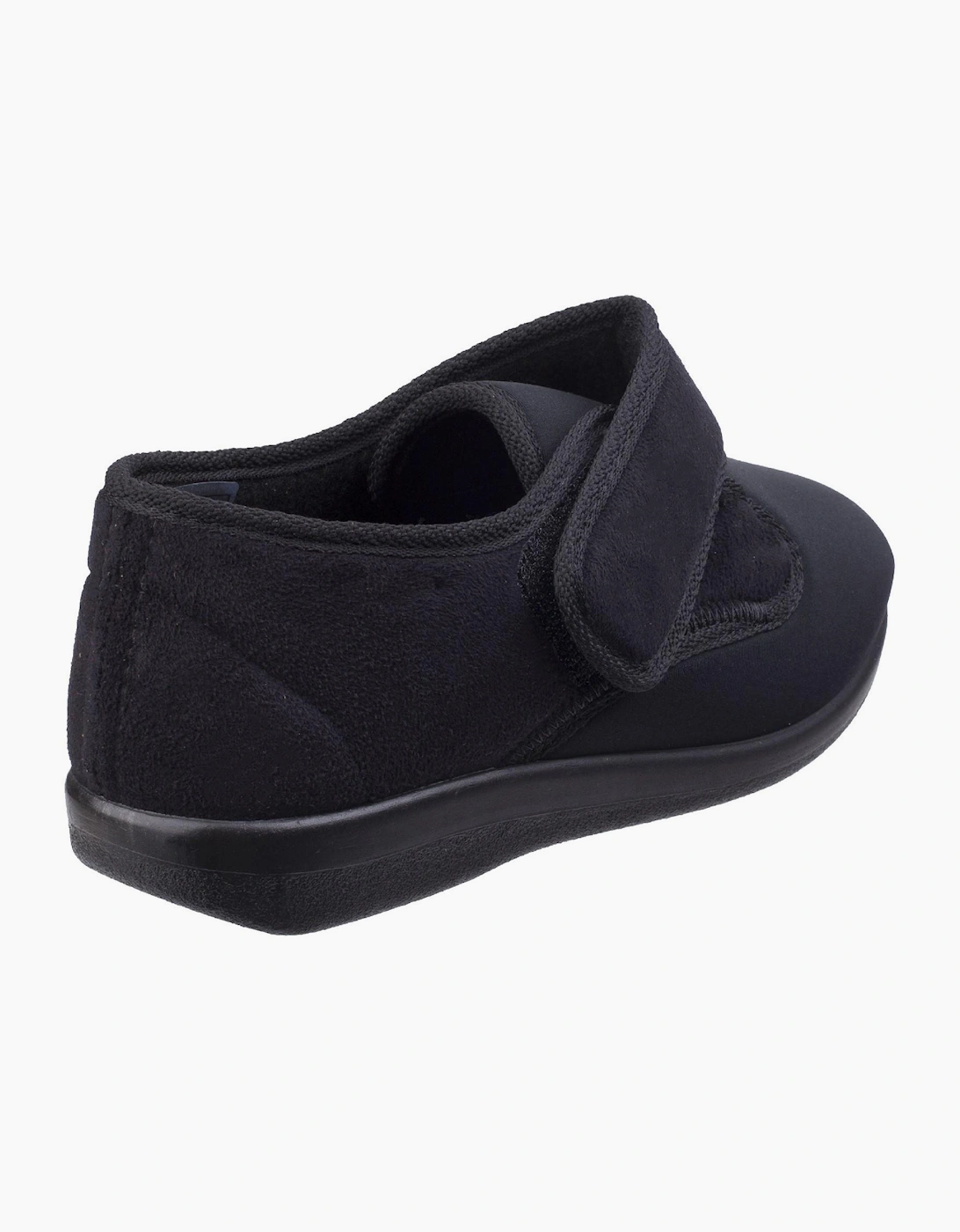GBS Frenchay Extra Wide Fit Slipper Black