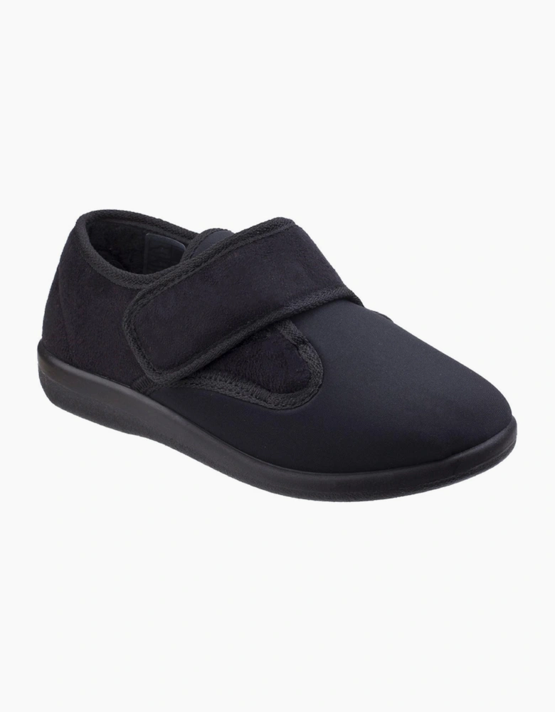 GBS Frenchay Extra Wide Fit Slipper Black