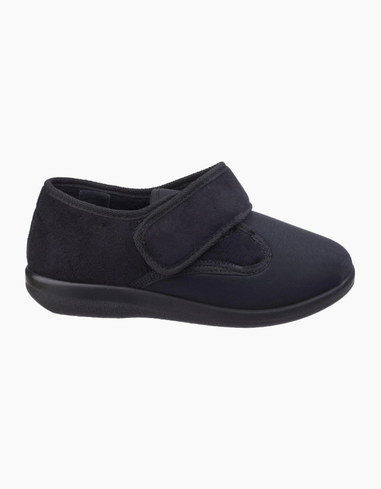 GBS Frenchay Extra Wide Fit Slipper Black