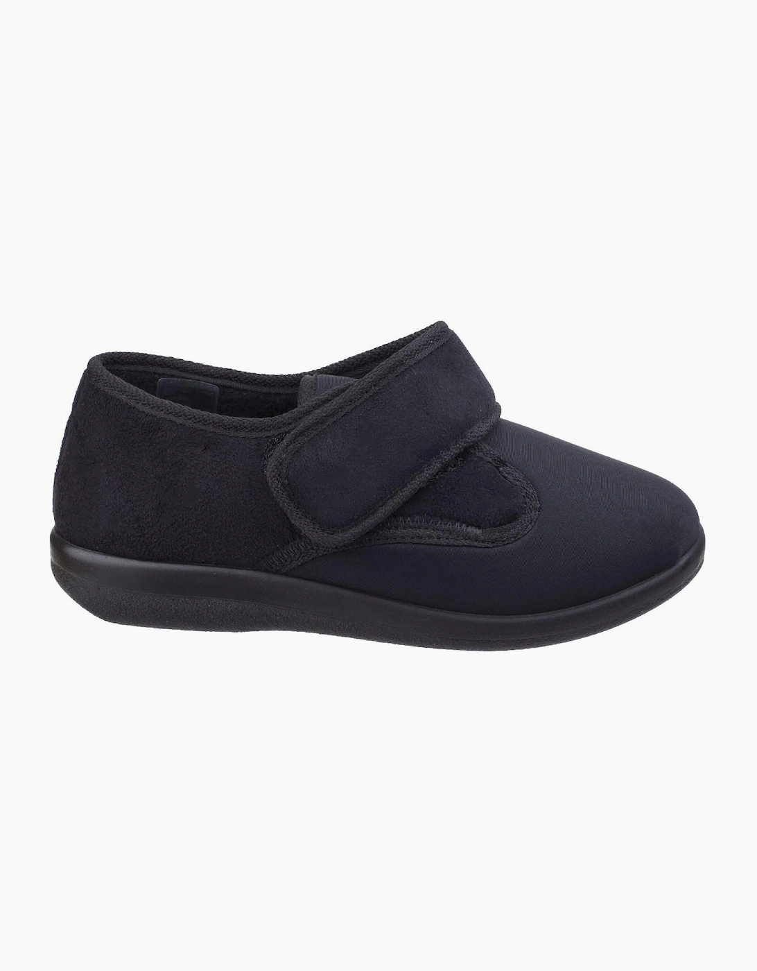 GBS Frenchay Extra Wide Fit Slipper Black